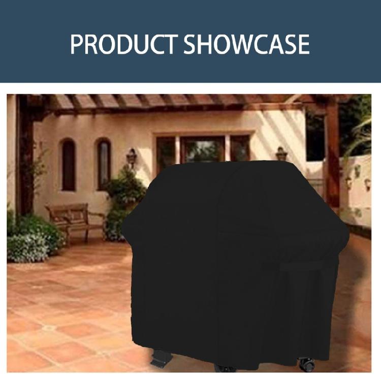 Weatherproof Gas Grill Cover Heavy Duty Waterproof Construction Universal Gas Barbecue Protector Outdoor Accessory