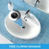 Badezimmer Waschbecken Abflusssiebe, 1" Klein Konisch Premium Edelstahl Porös Haarfänger, Abflusssieb, Passend für 1.20"-1.60"