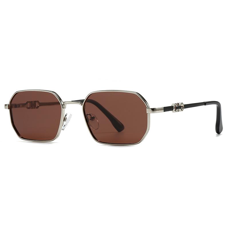 Sunglasses Popular Cross-Border Export Item Men's Sunglasses for European and American Street Style Instagram Influencer Model Square Sunglasses 1409
