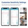 Tuya WiFi Vibration Sensor Detection 130DB Sound And Flashing Light Alarm Smart Life APP Real-Time Shock Alarm Alexa Google Home