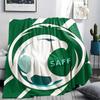 1PC Saudi Arabia National Football Team Patterned Flannel Blanket Suitable For All Seasons for Home Decor Warmth and Comfort Gifts Holiday Present