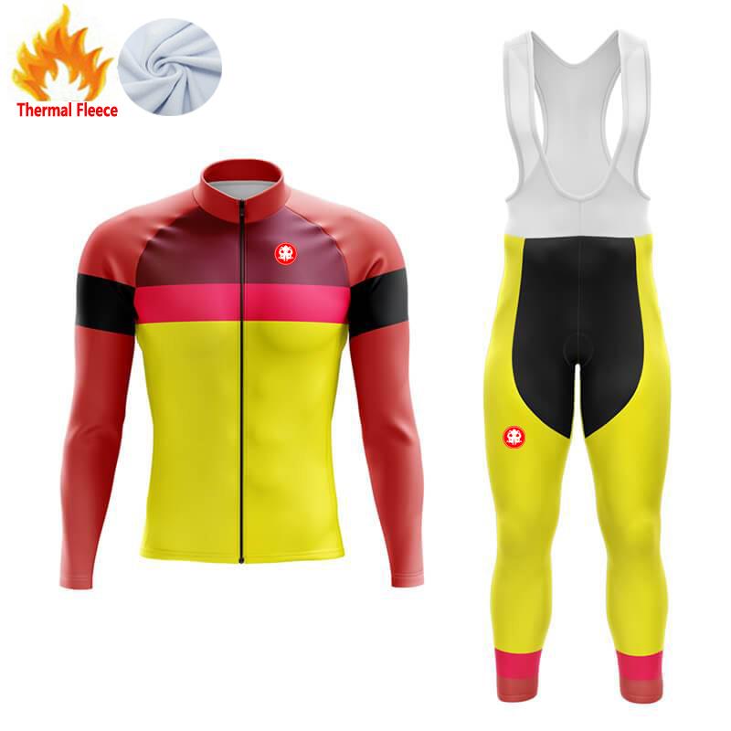 Winter Fleece Ciclismo Cycling Jersey Ropa Bicicleta Hombre Mtb Bekleidung Herren Fietskleding Heren  2026 Winter Warm Cycling Clothing Set