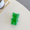 Transparent Bear Mobile Phone Airbag Bracket Gold Foil Back Sticker Creative Desktop Bracket Stable