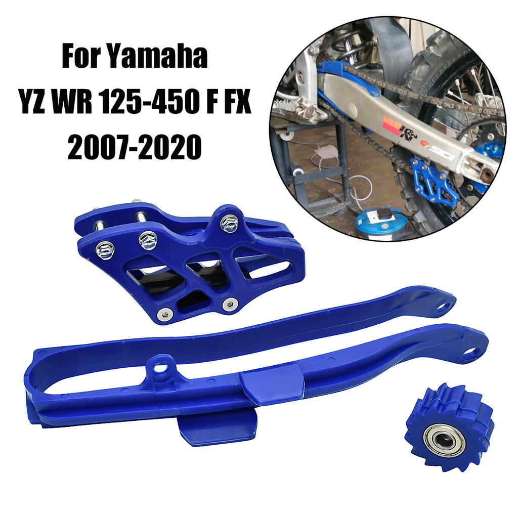 For Yamaha YZ250F YZ450F YZ125 YZ250 YZ250FX YZ450FX WR250F WR450F YZ WR Motorcycle Chain Swingarm Chain Guide Slider Roller