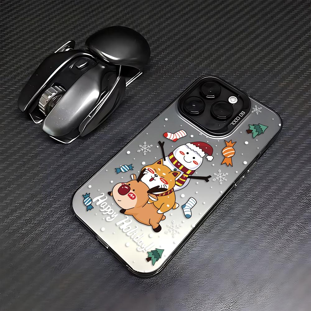 Cute Cartoon Christmas Phone Case for Samsung Galaxy S26 S25 S24 S23 S22 S21 S20 Note20 FE Ultra Edge Plus 4G 5G Anti Fall Matte