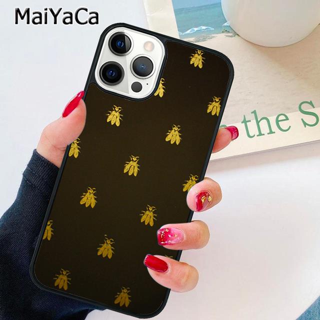 Bees Phone Case Cover For iPhone 17 Air 13 14 16 16e 15 pro max plus 11 12 shell  coque