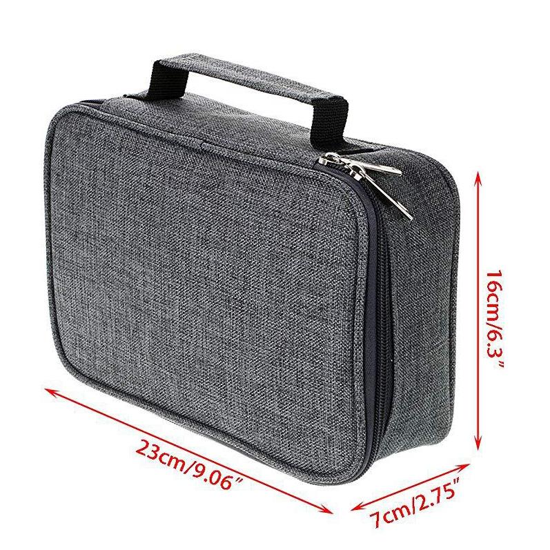 Waterproof Pencil Bag 72 Colours Large Capacity Sketching Pencil Bag Stationery Student Storage Pencil Bag