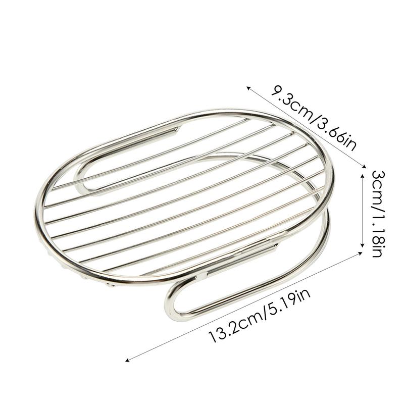 

Bathroom Soap Holder Rust-proof No Drilling Soap Sponge Tray stand 304 Stainless Steel Soap Dishes for household Accessories China Mainland