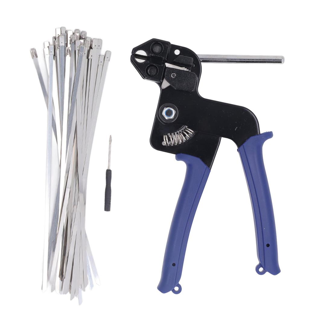 Stainless Steel Cable Tie Tool Set Heavy Duty Metal Cable Tie Tool for Car Home Electronic