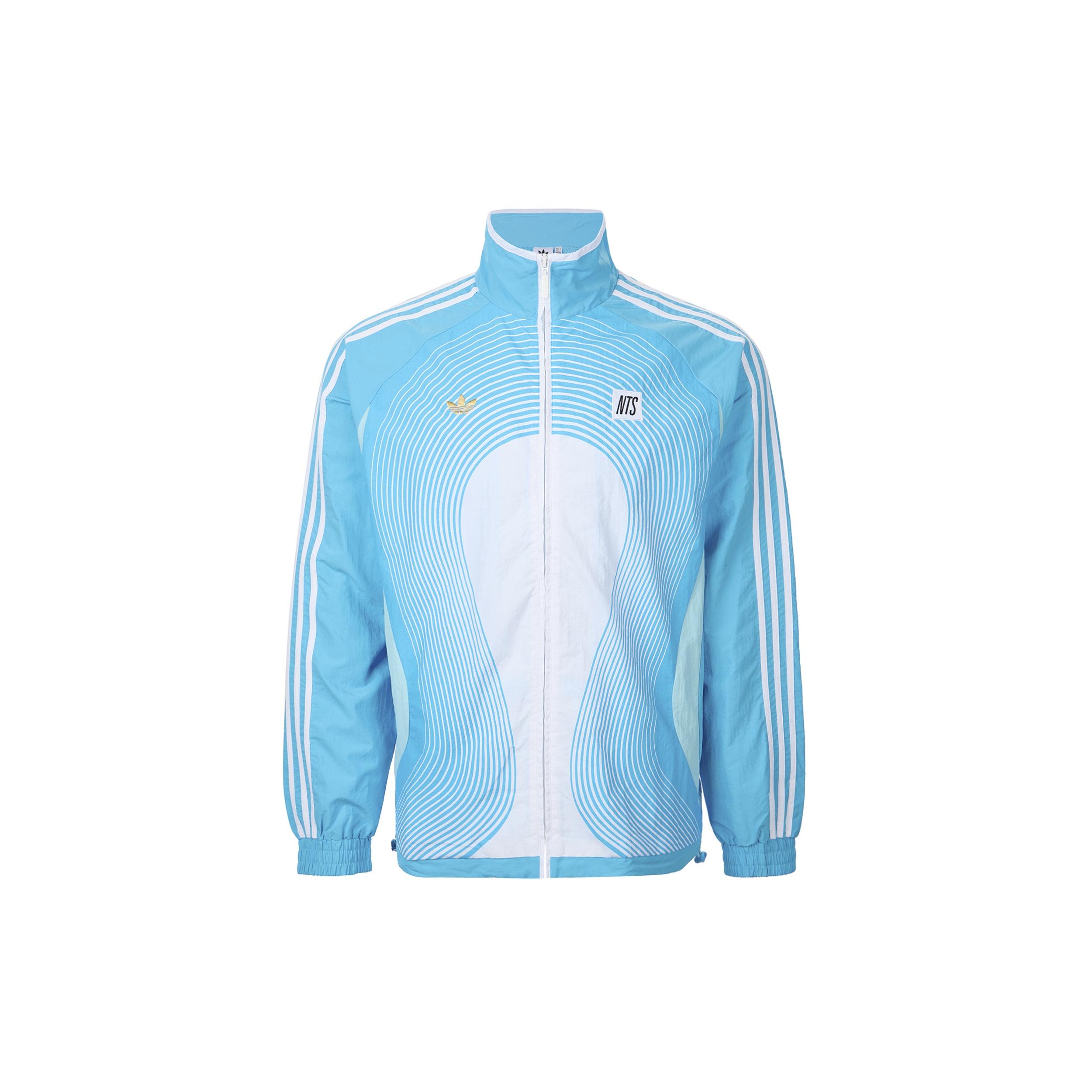 adidas x NTS Radio Allover Print SST Track Jacket Asia Sizing  Sky Blue  Men s JI5143 M