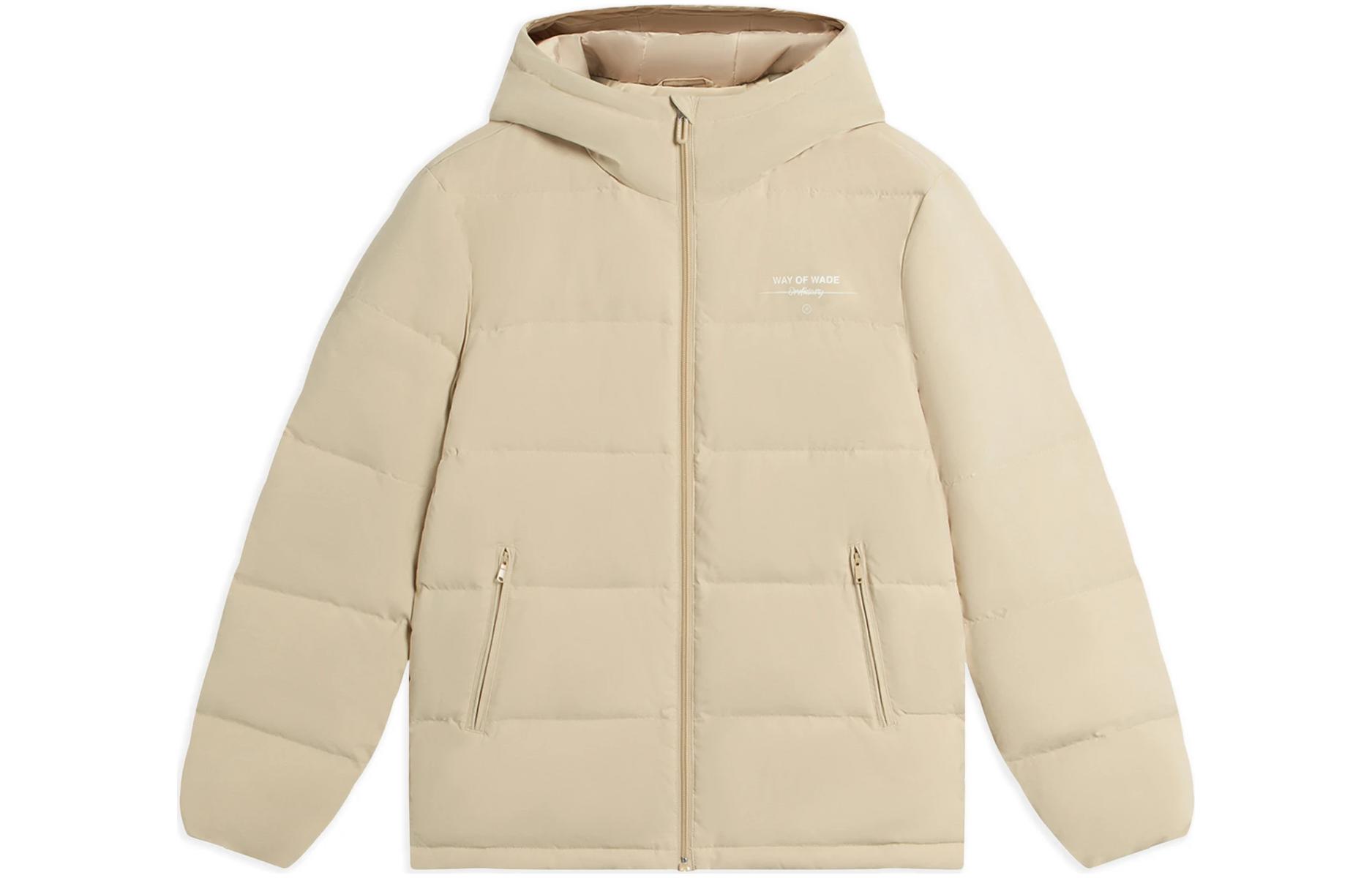 Li Ning Down Jackets Men s Ecru Hooded Thickened Other AYMS145-3 XL
