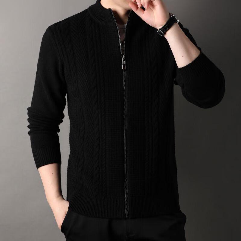 

Fengxun 100% Merino Wool Half-Zip Pullover Sweater 175