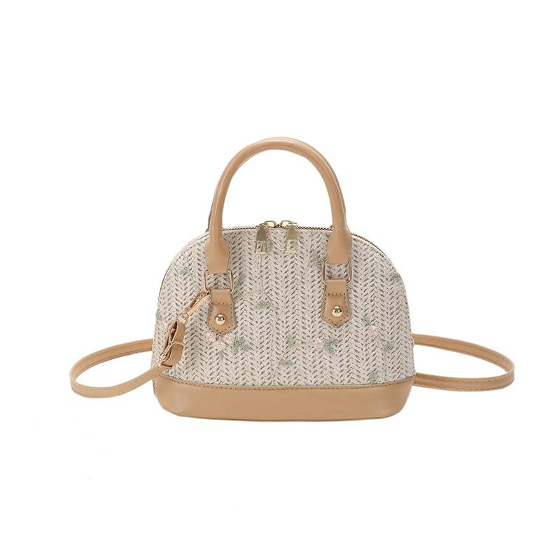 Damenhandtasche neue Mode Handtasche ethnischer Stil Muscheltasche ausländischer Stil Umhängetasche lässig vielseitig Umhängetasche Trend