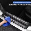 1/4/5Pcs Car Door Sill Scuff Plate Decor Carbon Fiber Stickers For MINI Cooper JCW WORKS R55 R56 F55 F56 R57 R58 R59 R60 R50 R61 mjewr55