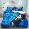 Tokisaki Kurumi Yoshino Gotická Lolita Červené Šaty Povlak na Peřinu Sada Date A Live Tmavý Anime Potisk Povlečení Dárek Pro Otaku Fanoušky