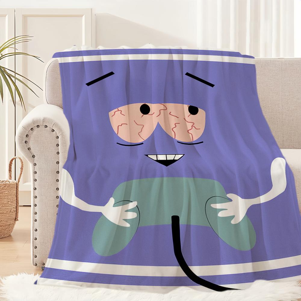 Cartoon Funny Blanket Plush Nap Sofa rug for Living T-Towelie Room Warm Office Bedroom Birthday Home Travel Kid Gifts