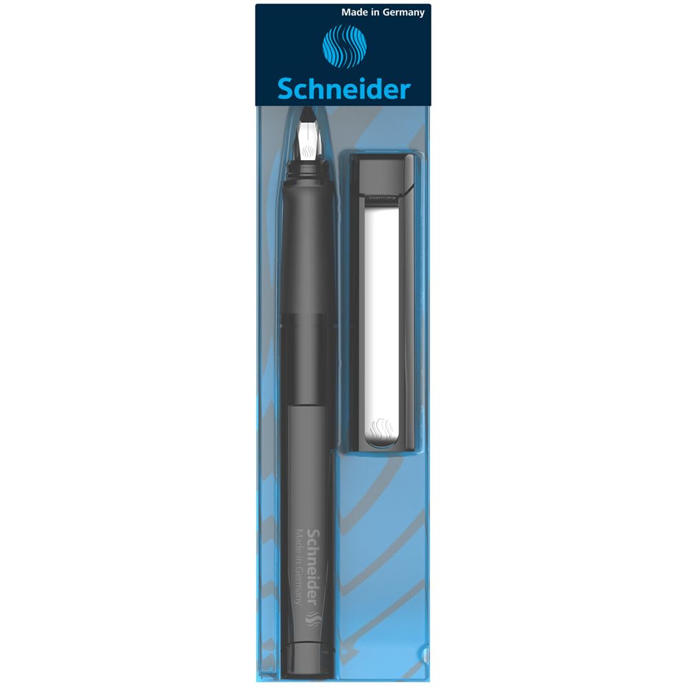 Schneider Fountain Pen BSBLKL Black Base, Left-Handed,