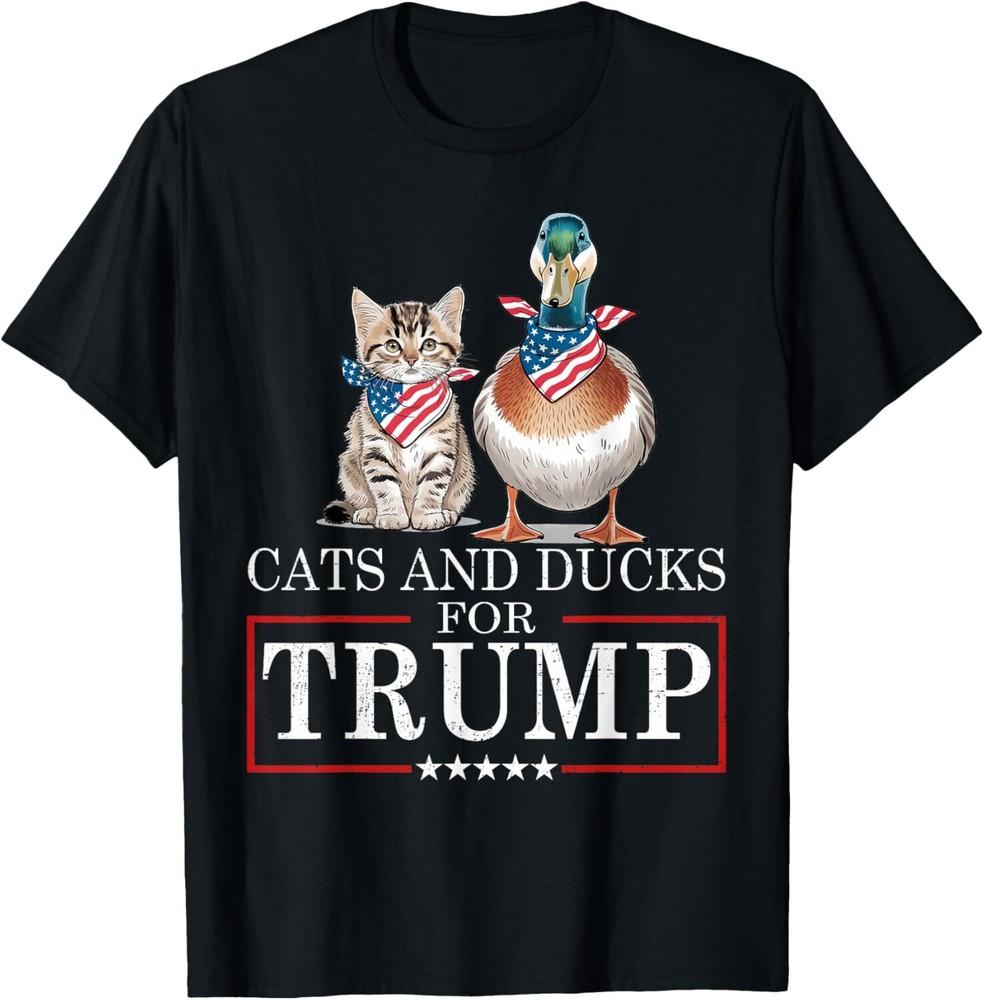 SALE Cats and Ducks for Trump 2024 President 2024 Trump Vance Unisex T-Shirt Unisex T-Shirt S