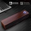 Multimedia BT Audio Wood Sound Bar Strip Home Desktop Mini Subwoofer Boombox Noble Temperament Retro Portable Bluetooth Speaker