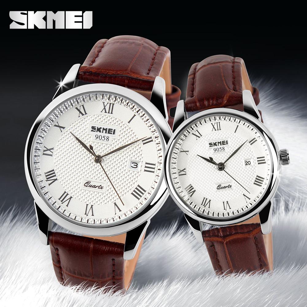 Shikemei Men's Casual Business Watch - Handsome, Elegant, Trendy, Waterproof with Single Calendar; Ideal for Men and Couples.