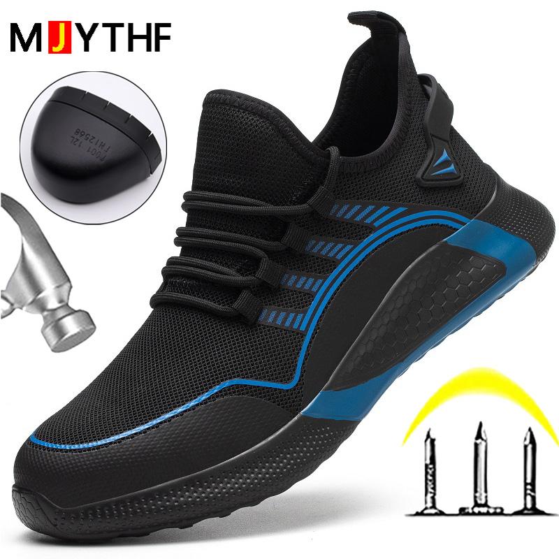 Duży Rozmiar 49 50 Buty Robocze Modne Buty Bezpieczeństwa Odporne na Zgniecenia Odporne na Przebicia Niezniszczalne Buty Lekkie Męskie Damskie Buty Robocze