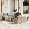 VidaXL Garden Lounge Set with Cushions 11 Pcs, Patio Sofas, Patio Furniture Set, Outdoor Furniture, Beige 3266249