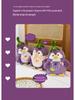 Adorable Eggplant Penguin Plush Toy - Cosplay Goose Pillow for Kids' Birthdays