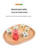 Montessori Spelling Card Game: Educational Toy with Face-Changing Blocks for Early English Learning