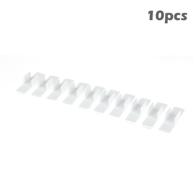 

10 шт. Самоклеящийся держатель для ручек, карандашей, пластиковый зажим-держатель, настольный фиксированный пенал для блокнота, держатель для стилуса, карандаша