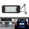 1PC for Mini Cooper R56 R57 R58 R59 R50 R52 R53 07-15 Car Canbus LED License Number Plate Light Assembly New