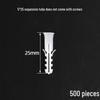 Plastic Expansion Tube Set with Screws and Rubber Plugs (5-12mm)