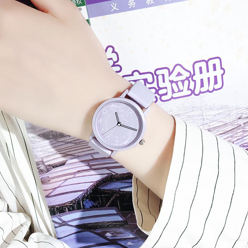 Waterproof Quartz Watch for Middle and High School Girls - Simple Design