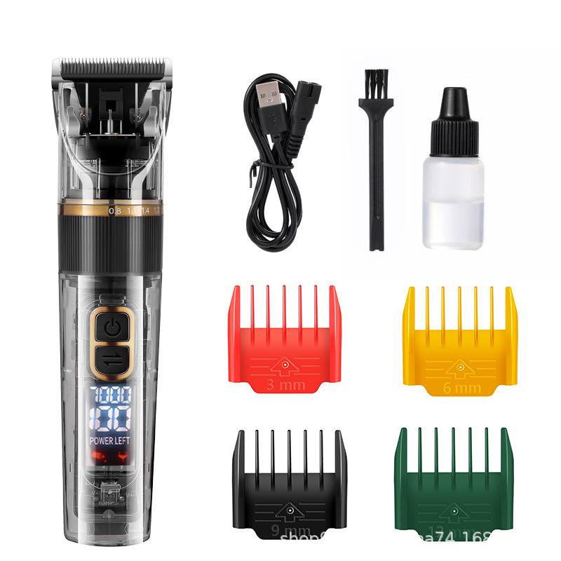 High-Power Pet Grooming Clipper: Washable Electric Hair Trimmer for Dogs & Cats High Power Waterproof