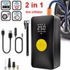 Tire Inflator Portable Air Compressor 120W 150PSI 4000mAh Cordless Air Pump with Pressure Gauge for Car Motorcycle Inflatable Bed