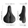 Comfortable Bike Saddle with Dual Shock Absorbers Memory Foam Bicycle Seat Replacement Saddle Suitable for Mountain Road Bikes