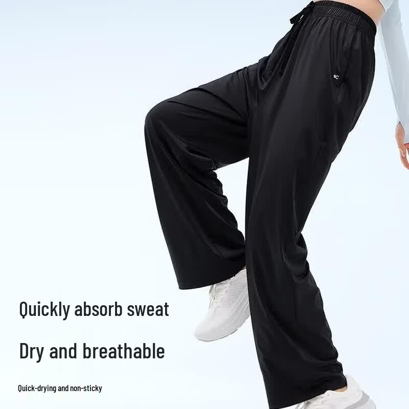 VVC Women's Summer Ice Silk Wide-Leg Sun Protection Pants
