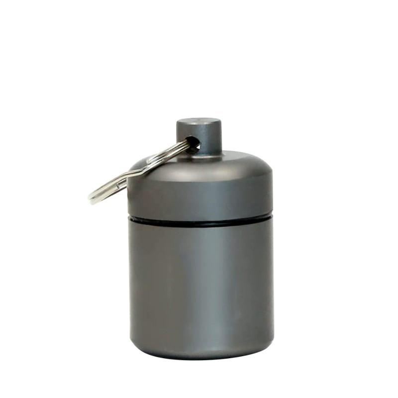 

Портативный футляр для таблеток с подвесным кольцом, брелок для хранения, герметичный футляр для таблеток на открытом воздухе, для кемпинга