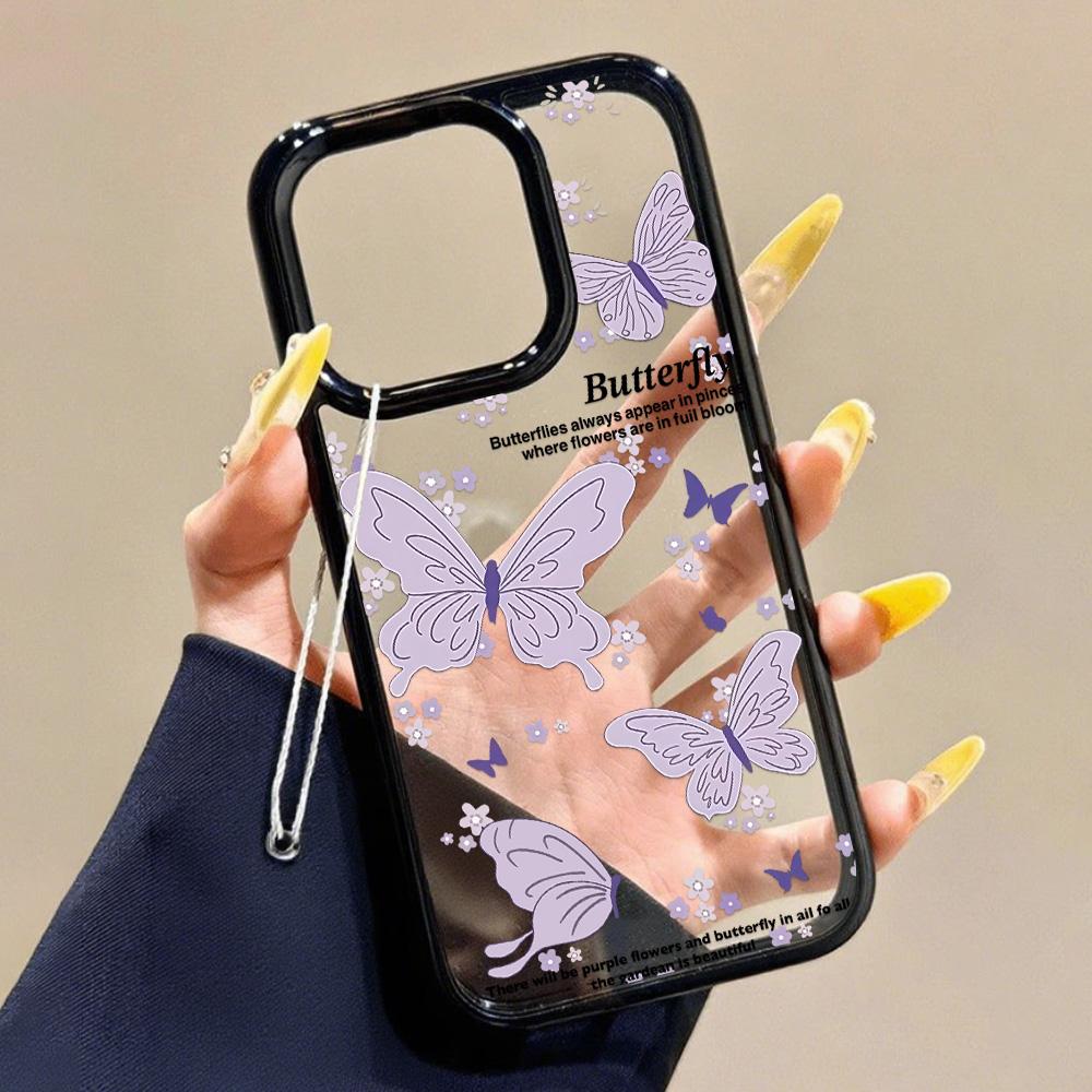 Acrylic Phone Case for iPhone 11 12 13 14 Pro 12 14 16 Pro Max for Samsung A16 A36 A56 S24 FE High-quality Painted Anti-fall Mobile Phone Case