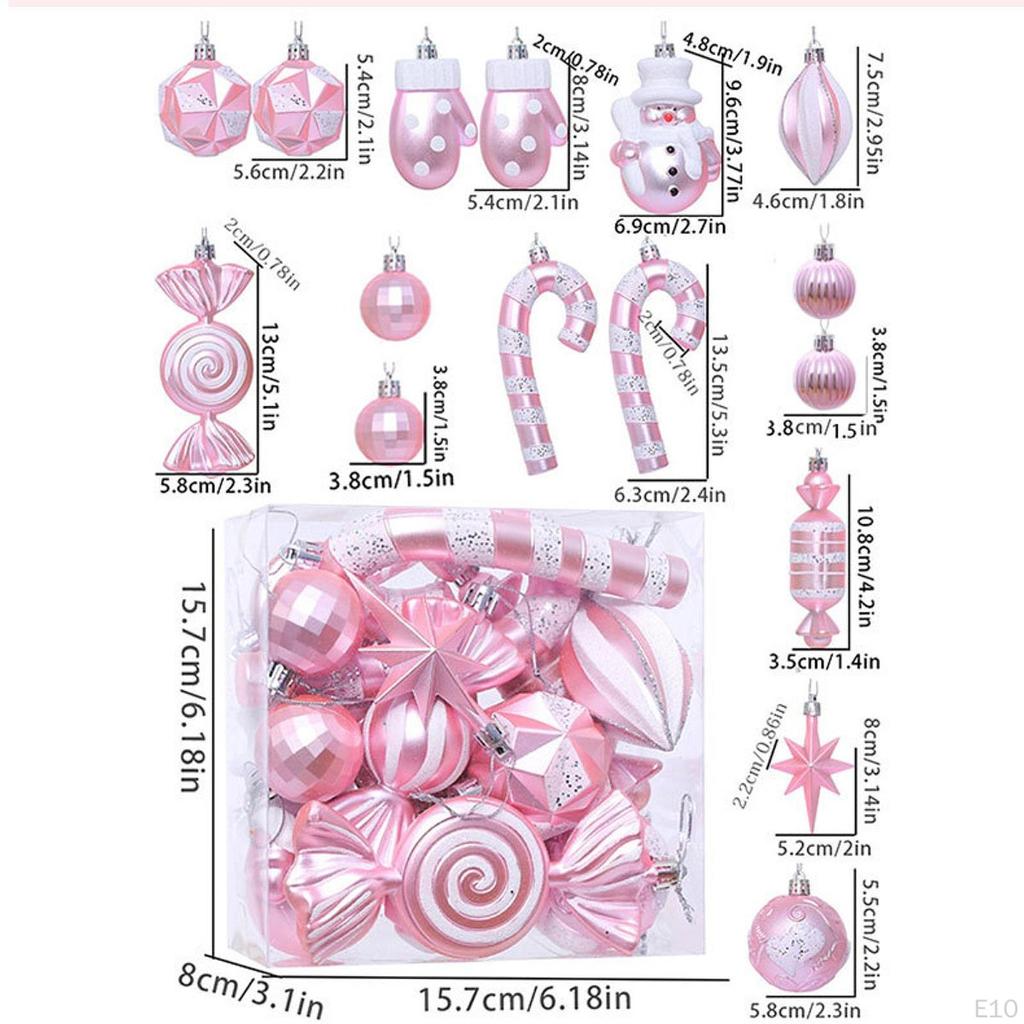 16 Pieces Christmas Decoration Hanging Pendant Photo Props Decorative Gifts Ornament Celebration for