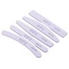 Nail File: Thin, Double-Sided Rhomboid Design In Grey and White for Buffing and Shaping