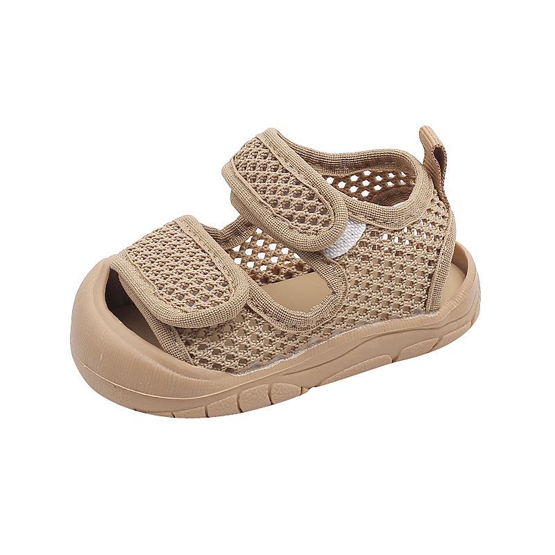 Sommersandalen für Babys: Atmungsaktives Mesh, rutschfeste weiche Sohle für Mädchen & Jungen