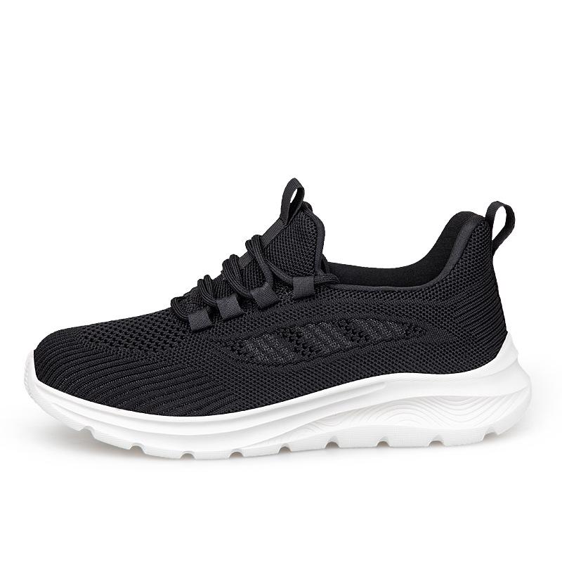 Comfortable Non-Slip Breathable Elderly Women's Walking Shoes - Lightweight Soft Sole for Spring & Autumn