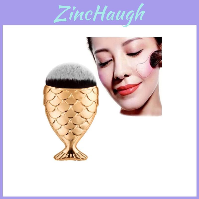 Premium Quality Professional Mermaid Makeup Brushes Set With Stylish Cosmetic Tool Brush