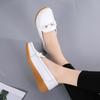 Women Leather Moccasins Soft Yellow Loafers Casual Elegant Summer Breathable Flats Walking Shoes for Mother