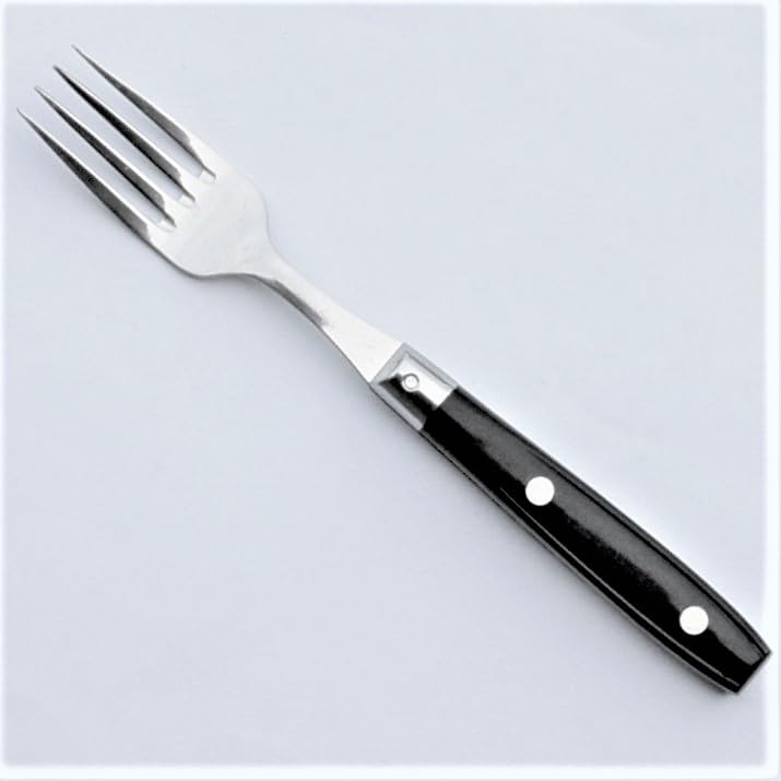 Tramparan Bistro Cutlery Table Made in NERON Black Stylish Perfect for Salads and Pasta Fork, France, (Noir) [Officially Imported]