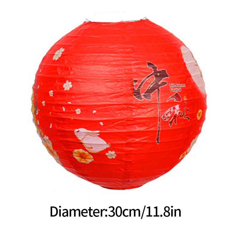 Paper Lantern Chinese Wedding Lantern Mid- Autumn Festival Lantern Decoration New Year 2025 Ornament Christmas Accessorie