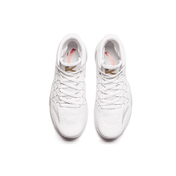 Anta KT3 Thompson FINALS High top Basketball Shoes Men's White Gold 11831101-1