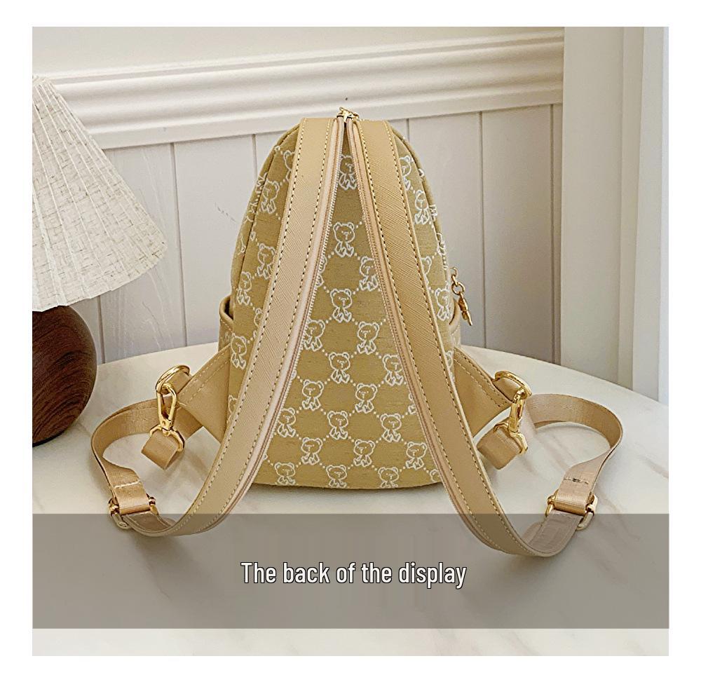 Women's Summer Canvas Chest Bag: Stylish, Atmospheric, Small Backpack