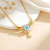 Female Fashion Sweet Collarbone Butterfly Necklace