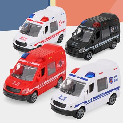 Toy Setrvačnost Autíčko Malý chlapec Toy Model auta hasičské sanitky
